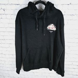 ARSENIC | "Lazy Life" skelton pizza pullover hoodie